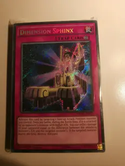 YUGIOH!! Dimension Sphinx MVP1-ENS23! Secret Rare! Near Mint! 1st - Image 1
