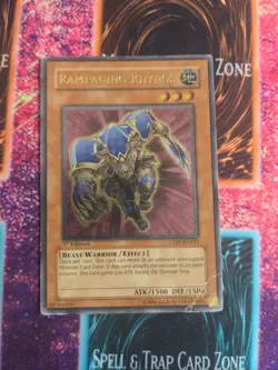Yu-Gi-Oh! Rampaging Rhynos CDIP-EN031 1st Edition Ultimate MP/HP - Image 1