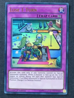 Lose 1 Turn MP16 Ultra Rare - 1st ed - Yugioh Cards #8P - Image 1
