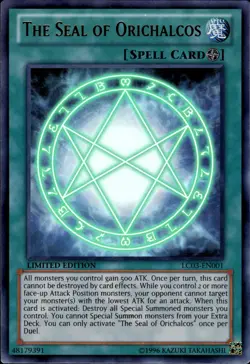 The Seal Of Orichalcos - Ultra Rare Limited Edition LC03-EN001 - LP - YuGiOh - Image 1