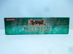 YUGIOH 1st EDINION POWER of the DUELIST *EMPTY* BOOSTER BOX & 2 PACK WRAPPERS - Image 4