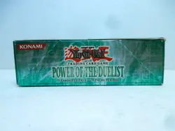 YUGIOH 1st EDINION POWER of the DUELIST *EMPTY* BOOSTER BOX & 2 PACK WRAPPERS - Image 5