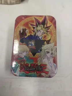 Sealed 2003 Yu Gi Oh PSG Collectors Tins W/ Neck Strap & Official Rulebk No. 2 - Image 1