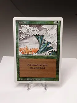 MTG - 3rd Edition - Revised - Tsunami - Uncommon - LP+ NM - Image 1