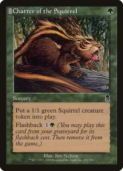 Chatter of the Squirrel 1x MtG Odyssey ODY PLAYED - Image 1