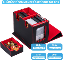 MTG Deck Box for Commander with Dice Tray,Designed for MTG Commander Card Deck B - Image 2