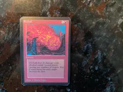 MTG Alpha FIREBALL Vintage CCG Light To Moderate Play MP - Image 1