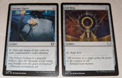 5x Card Lot - Commander: Edge of Eternities - Arcane Signet - Sol Ring - Image 3