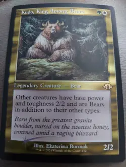 Kudo, King Among Bears (Retro Frame) Modern Horizons 3 Foil - Image 1