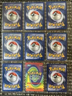 Pokemon Collection Binder Vintage Lot of Cards Holo Rares WoTC 1st Editions Etc - Image 2