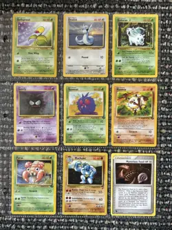 Pokemon Collection Binder Vintage Lot of Cards Holo Rares WoTC 1st Editions Etc - Image 4