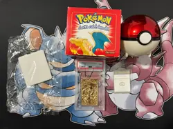 1999 Pokemon Burger King 23 K Gold Plated Charizard Card PSA 9 w Original Box - Image 1
