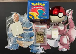 1999 Pokemon Burger King 23 K Gold Plated Charizard Card PSA 9 w Original Box - Image 2