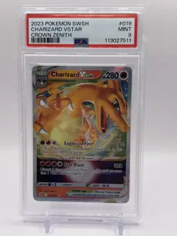 2023 Pokemon Crown Zenith Charizard VSTAR PSA 9 - Image 1