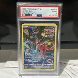 PSA 9 Mint Deoxys GG12/GG70 ART RARE 2023 Pokemon Crown Zenith - Image 1