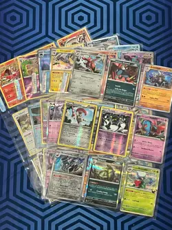 5 Sheets ALL RARE Holo & Reverse Holo - Pokemon Cards - binder bundle card lot - Image 1