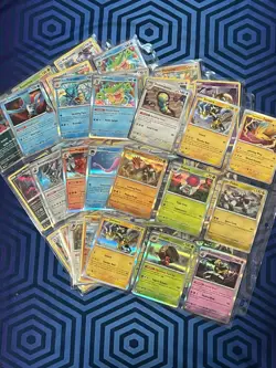 5 Sheets ALL RARE Holo & Reverse Holo - Pokemon Cards - binder bundle card lot - Image 1