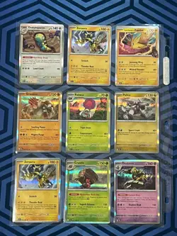 5 Sheets ALL RARE Holo & Reverse Holo - Pokemon Cards - binder bundle card lot - Image 2