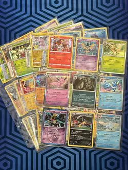 5 Sheets ALL RARE Holo & Reverse Holo - Pokemon Cards - binder bundle card lot - Image 1
