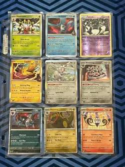 5 Sheets ALL RARE Holo & Reverse Holo - Pokemon Cards - binder bundle card lot - Image 4