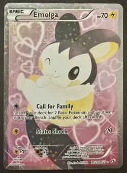 Emolga RC23/RC32 XY Generations Radiant Collection Full Art Holo Pokemon TCG LP - Image 1