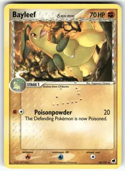 Bayleef (Delta Species) Dragon Frontiers Uncommon Pokemon Lightly played - Image 1