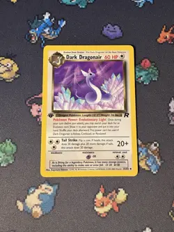 Pokemon Cards Dark Dragonair 33/82 Team Rocket FIRST EDITION - (NM-) - Image 1