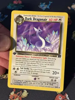Pokemon Cards Dark Dragonair 33/82 Team Rocket FIRST EDITION - (NM-) - Image 2