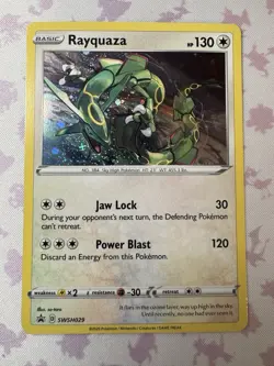 Rayquaza - SWSH029 - Cosmos Holo - Pokemon TCG - Black Star Promo - Near Mint - Image 2