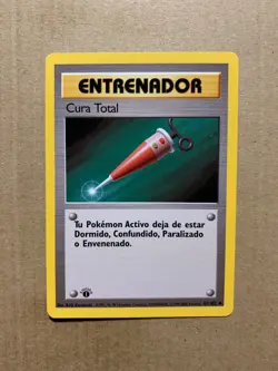 1st Edition SPANISH Full Heal 82/102 Base Set - Uncommon Pokemon Card - NM/Mint - Image 1