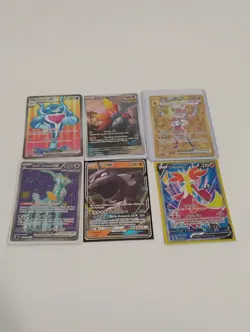 Pokemon Gold Promo/Slither Wing Illustration Rare/Full Art Holo Cards - Image 1