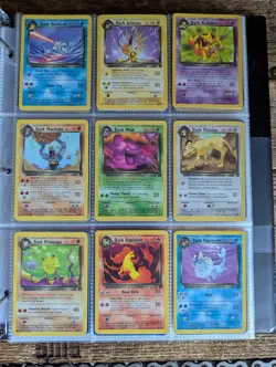 Pokemon Team Rocket Complete Set 83/82 WOTC Dark HOLO Charizard Destined Rivals - Image 5