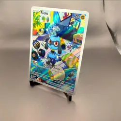 Pokemon Riolu 215/198 Sv01: Scarlet & Violet Base Set Holo- NM Pokemon Card - Image 1