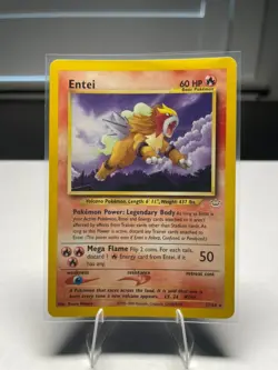 2001 Entei Pokemon Neo Revelation TCG Card #17/64 - Image 1
