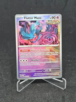 Pokemon Card Flutter Mane 043/131 Prismatic Evolutions Pokeball Reverse Holo - Image 1