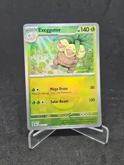 Pokemon Card Exeggutor 002/131 Prismatic Evolutions Masterball Reverse Holo - Image 1