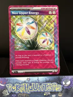Pokemon Card Neo Upper Energy 162/162 Ace Spec Temporal Forces Near Mint - Image 1