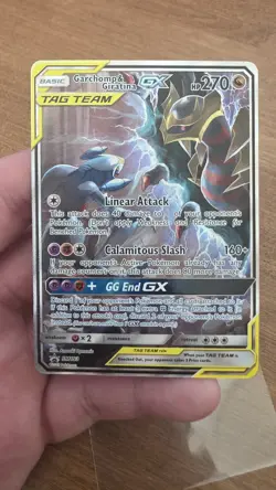 Garchomp & Giratina GX SM193 Holo Promo Card Sun and Moon Team - Image 1