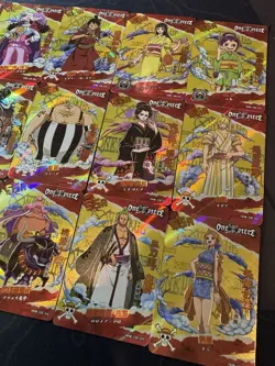 One Piece Set of 18 Collectible Character Anime SSR Cards CCG Luffy Nami - Image 4
