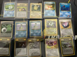 VINTAGE Pokemon Card Lot,Holo Lapras, Holo Magnetron, Fossil, Jungle, Base Set - Image 1