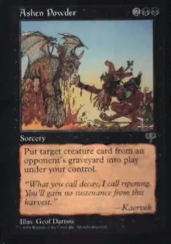 Ashen Powder - Mirage: #104, Magic: The Gathering Nm R138 - Image 1