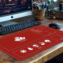 MTG Playmat Stitched with Magic Zone Non-Slip Rubber Backing Printing Commander - Image 5