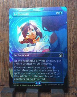 FOIL As Foretold (Anime Borderless) - Wilds of Eldraine: Enchanting Tales (WOT) - Image 3