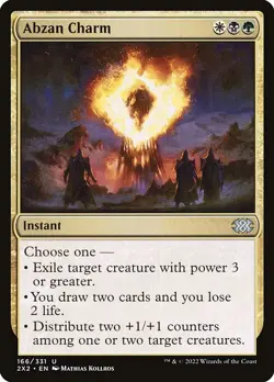 Abzan Charm , Double Masters 2022 , #166 MTG FOIL - Image 1