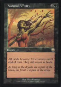 Natural Affinity - Mercadian Masques: #260, Magic: The Gathering Nm R131 - Image 1