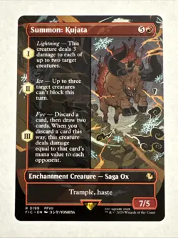 Summon: Kujata Borderless (0199) MTG Commander: FINAL FANTASY - M/NM FFVII FF7 - Image 1