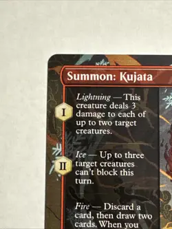 Summon: Kujata Borderless (0199) MTG Commander: FINAL FANTASY - M/NM FFVII FF7 - Image 2