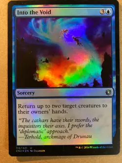 MTG 1x FOIL Into the Void Conspiracy: Take the Crown Magic the Gathering x1 NM - Image 1