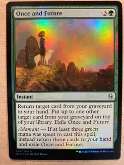 MTG 1x FOIL Once and Future Throne of Eldraine Modern Magic the Gathering x1 NM - Image 1