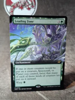 MTG, Loading Zone #344 Extended Art, Edge of Eternities, NM, Rare, Non Foil - Image 1